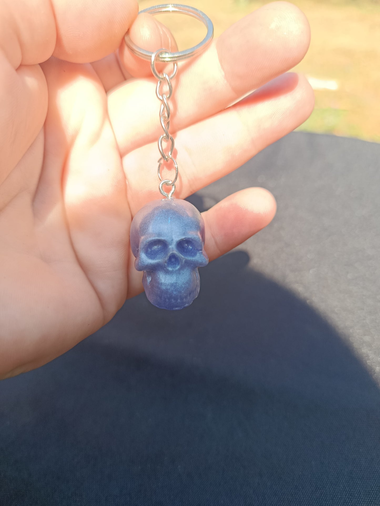 Porte clé tête de mort