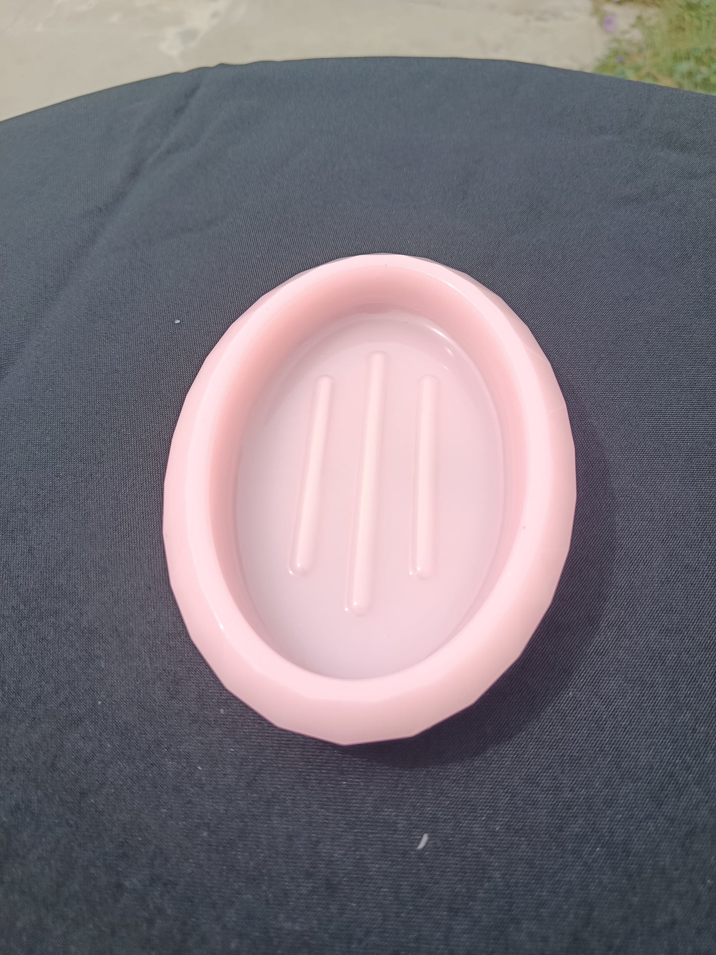 Porte savon ovale