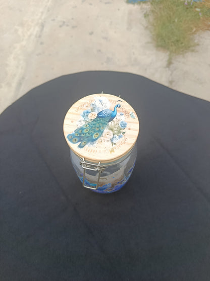Bocaux en verre avec fermeture en feraille