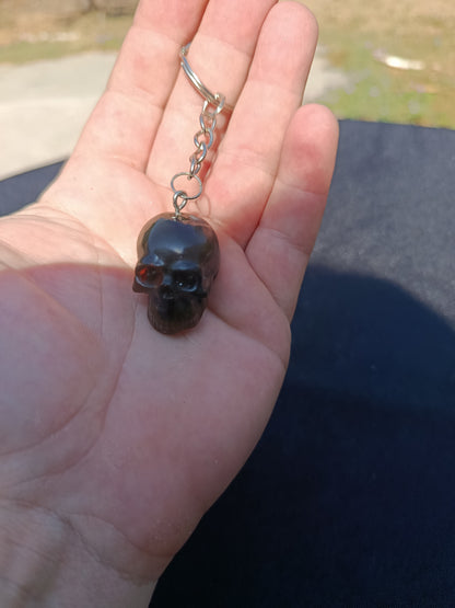 Porte clé tête de mort