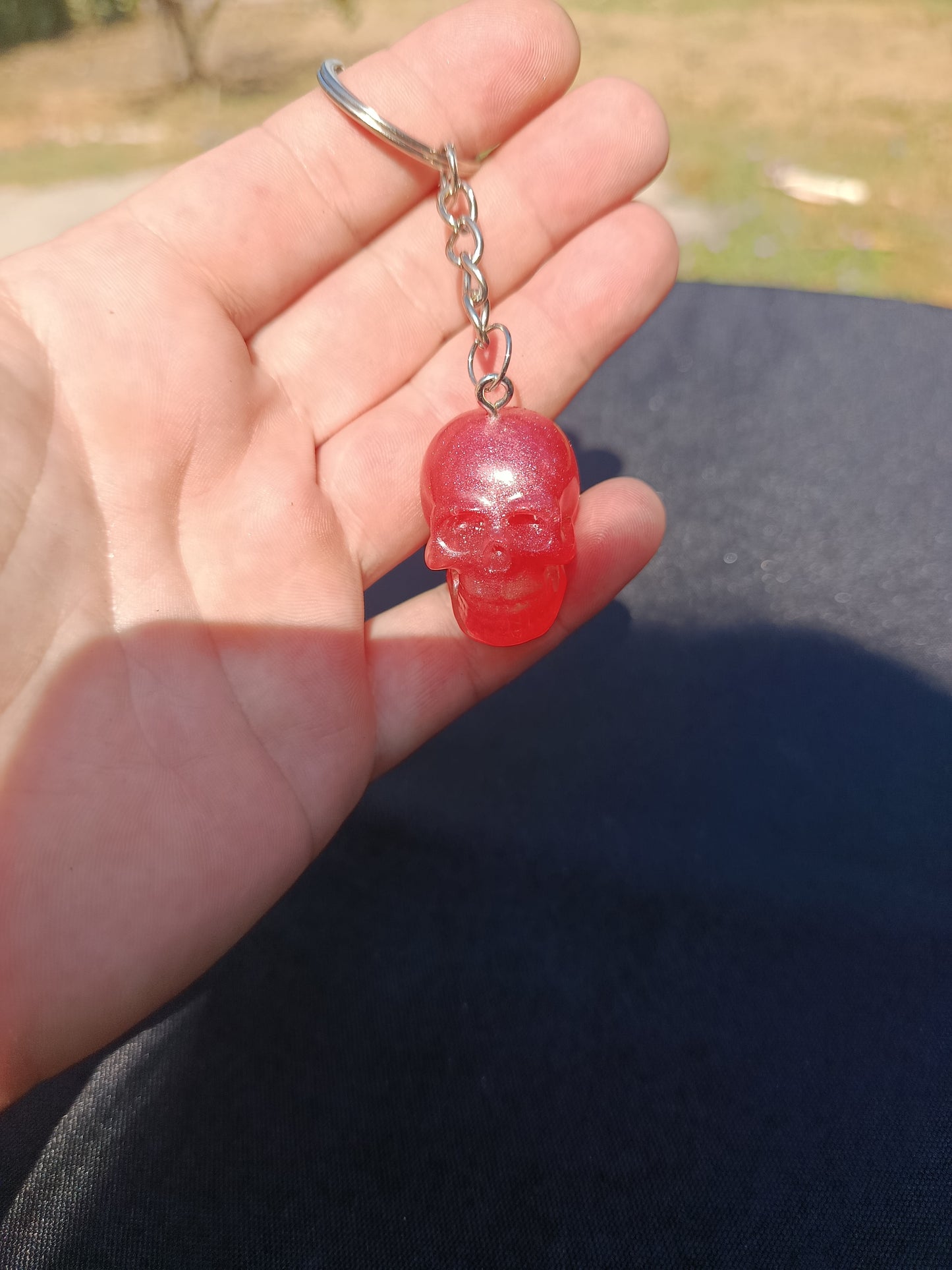 Porte clé tête de mort