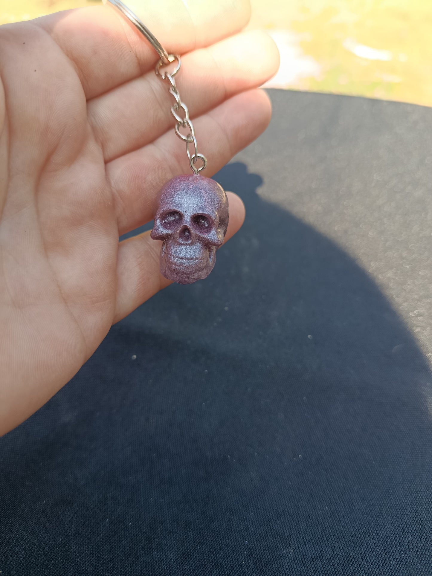 Porte clé tête de mort