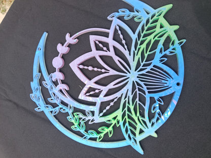 Lune avec lotus